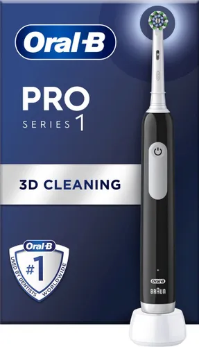 Oral-B Pro Series 1 - Zwarte - Elektrische Tandenborstel - Ontworpen Door Braun