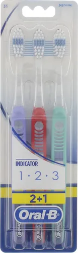Oral-B - Tandenborstels - Medium Indicator - 3 Stuks