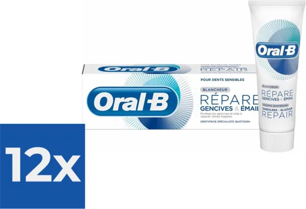 Oral-B Tandpasta - Pro Repair Tandvlees & Glazuur - 75ml - Voordeelverpakking 12 stuks