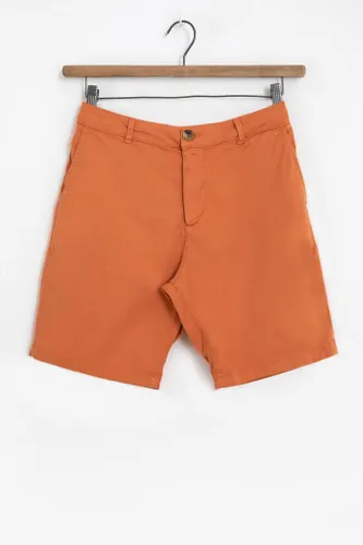Oranje Katoenen Chino Shorts