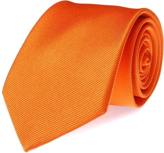 Oranje Stropdas Uni F01