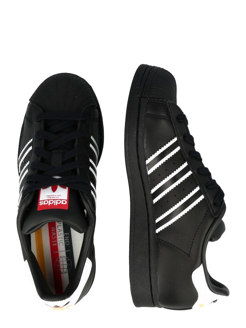 ORIGINALS Sneakers 'SUPERSTAR'  rood / zwart / wit