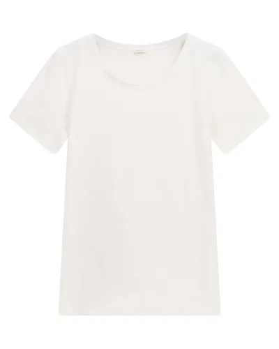 Oroblu Perfect Line Short Sleeve 1000 White T-shirts-polos