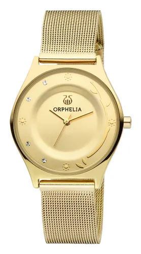 Orphelia - Quartz horloge - analoog display - roestvrij