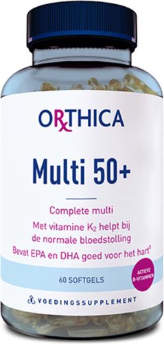 Orthica Multi 50+ (multivitamine-supplement) - 60 softgels