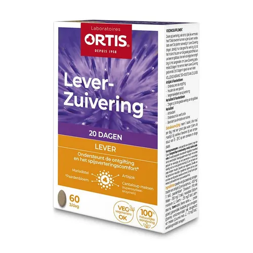 Ortis Methoddraine Lever-Zuiverend 60 Tabletten