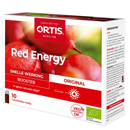 Ortis Red Energy Original Vloeibaar Bio