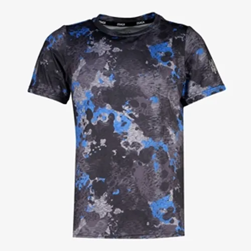 Osaga Dry kinder hardloop T-shirt met print zwart