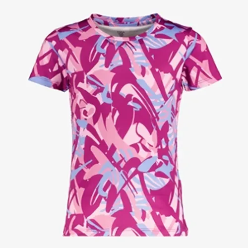 Osaga Dry meisjes sport T-shirt met print roze