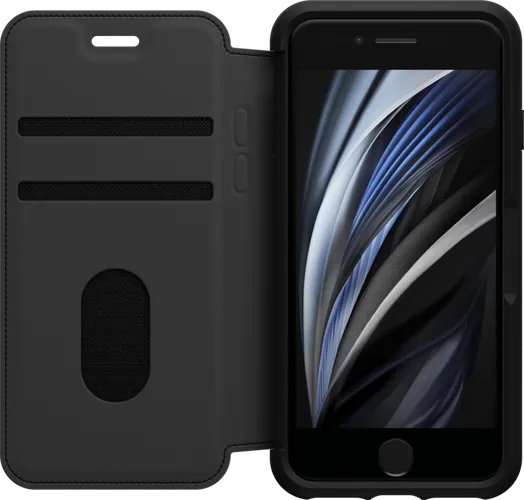 Otterbox Strada Apple iPhone SE 2022 / SE 2020 / 8 / 7 Book Case Zwart