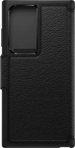 Otterbox Strada Samsung Galaxy S23 Ultra Book Case Leer Zwart