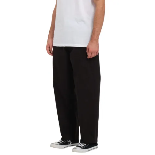 Outer Spaced Casual Trousers Black - W30-L30