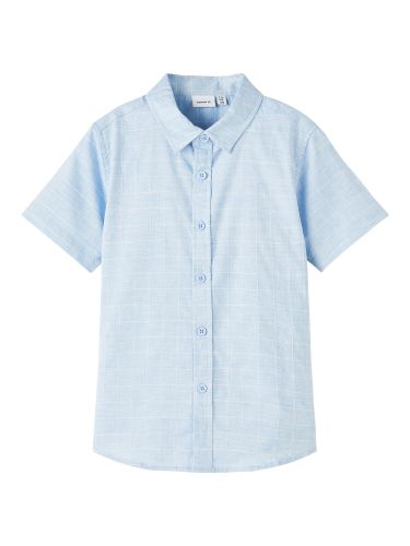 Overhemd  lichtblauw / wit