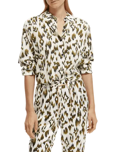 Oversized blouse met print - Maat 42 - Multicolor - Vrouw - Shirt - Scotch & Soda