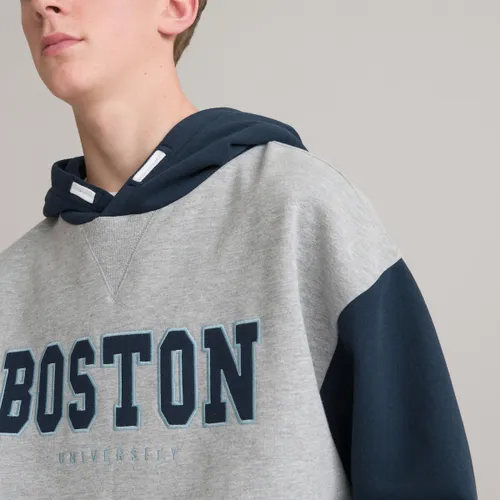 Oversized hoodie, Boston borduursel vooraan