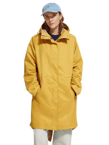Oversized parka raincoat - Maat XS - Multicolor - Vrouw - Jas - Scotch & Soda