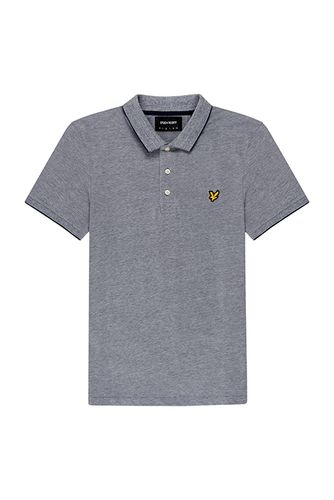 Oxford Polo Shirt White/dark Navy