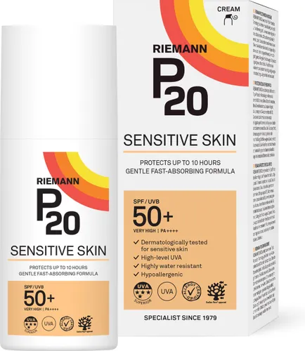 P20 Sensitive SPF 50+ - Zonnebrand lotion gevoelige huid - factor 50+ - 200 ml