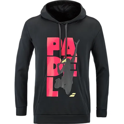 Padel hoodie - Trui - Babolat - Padel logo - Zwart