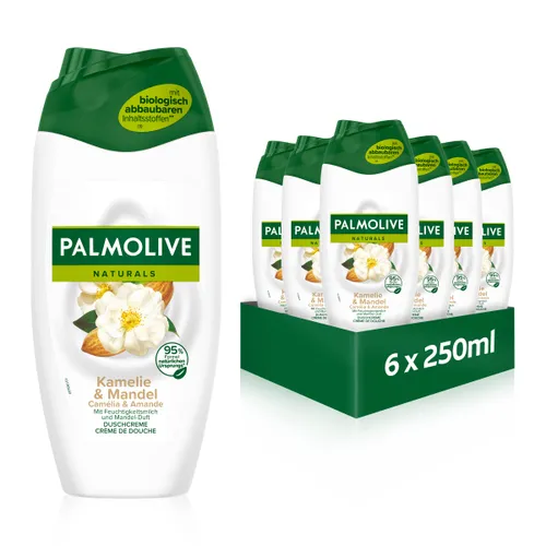 Palmolive Naturals Camelia & Amandel douchegel 6 x 250 ml -