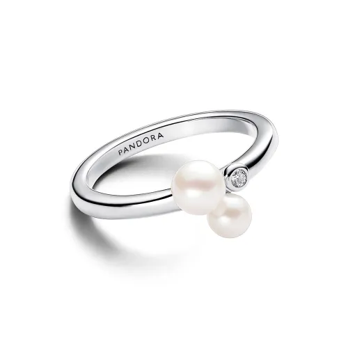 Pandora Duo Treated Freshwater Cultured Pearls ring - 193156C01