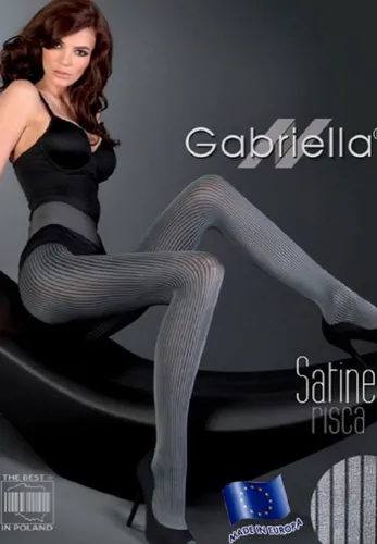 Panty RISCA SATINE-GRAFIT van Gabriella -4 = L