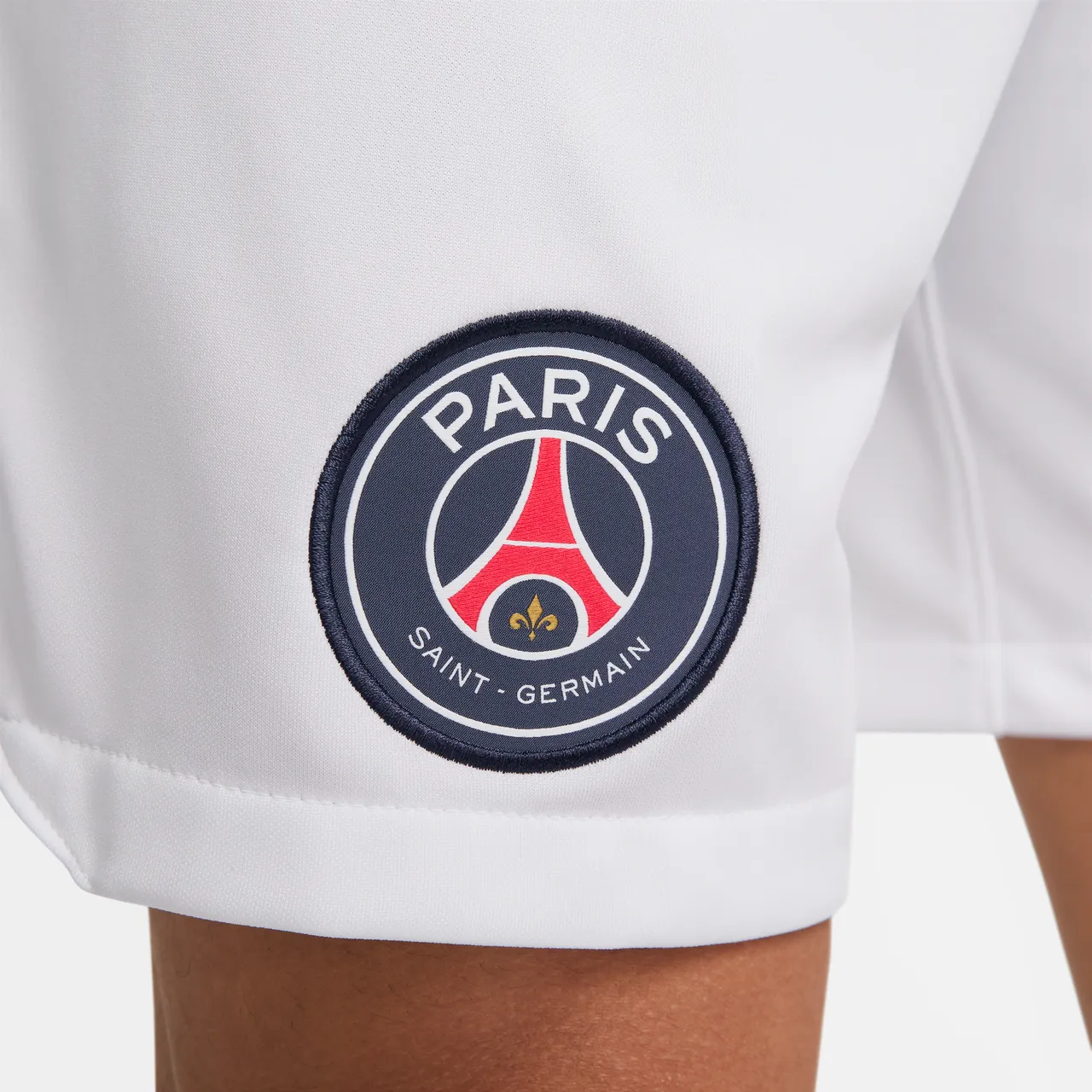 Paris Saint-Germain 2023/24 Stadium Thuis/Uit Nike Dri-FIT voetbalshorts voor heren - Wit