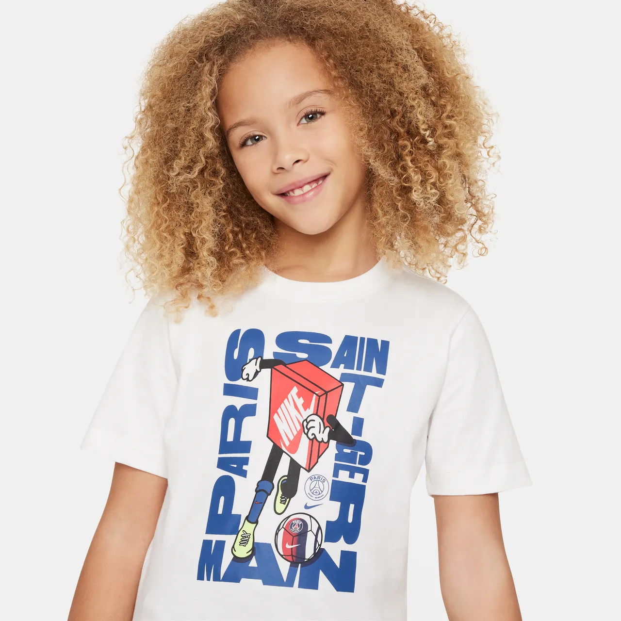 Paris Saint-Germain Nike Voetbalshirt voor kids - Wit