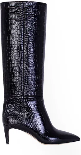 Paris Texas Croco Leather Print Stiletto Boot 60