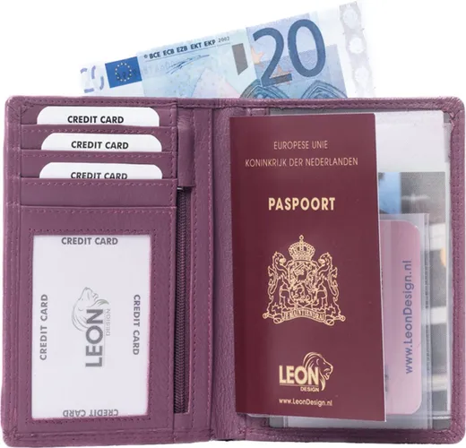 Paspoort Hoesje - Card Holder - Travel - Paspoorthouder - Travel Organizer - Reisportemonnee - Paspoorthoes - Travel Wallet - Paspoorthoezen - Reisdoc...