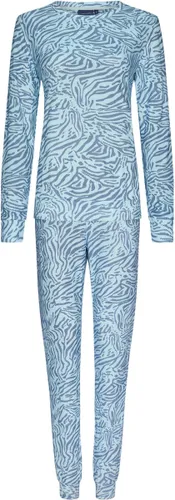 Pastunette - Dames Pyjama set Elva - Blauw - Fleece