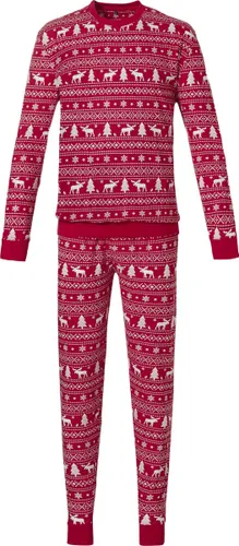 Pastunette Familie Kerst Vrouwen Pyjamaset - Rood