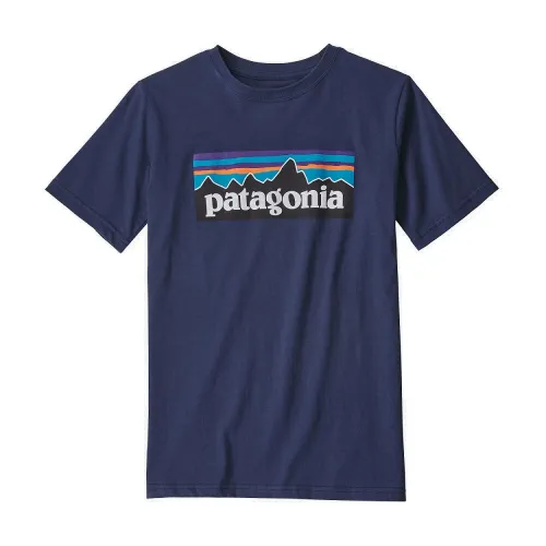 Patagonia P-6 Logo Organic Cotton casual t-shirt jongens