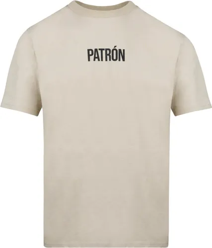 Patrón Wear - T-shirt - Oversized Brand T-shirt Beige/Black