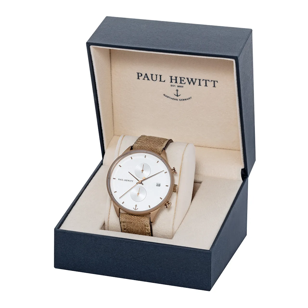 Paul Hewitt PH-C-BR-W-47M Chrono Line Horloge
