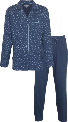 Paul Hopkins - Heren Pyjama - Doorknoop - Blauw