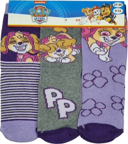 Paw Patrol-  sokken Paw Patrol- meisjes- 3 paar