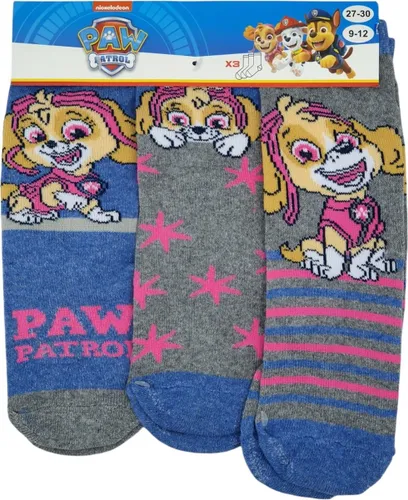 Paw Patrol-  sokken Paw Patrol- meisjes- 3 paar