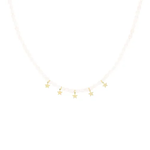 Pearl/ gold necklace with stars