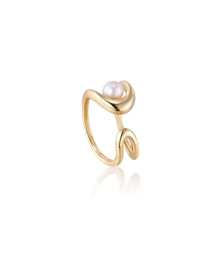 Pearl Power Sculpted Adjustable Ring S