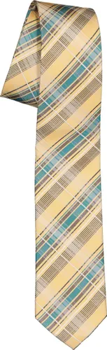 Pelucio stropdas - geel geruit