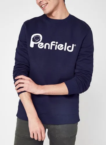 Penfield Bear Chest Print Crew Bb Sweat by Penfield