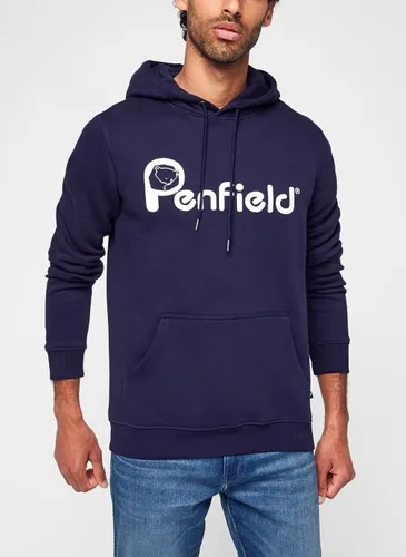 Penfield Bear Chest Print Hooded Bb Sweat by Penfield