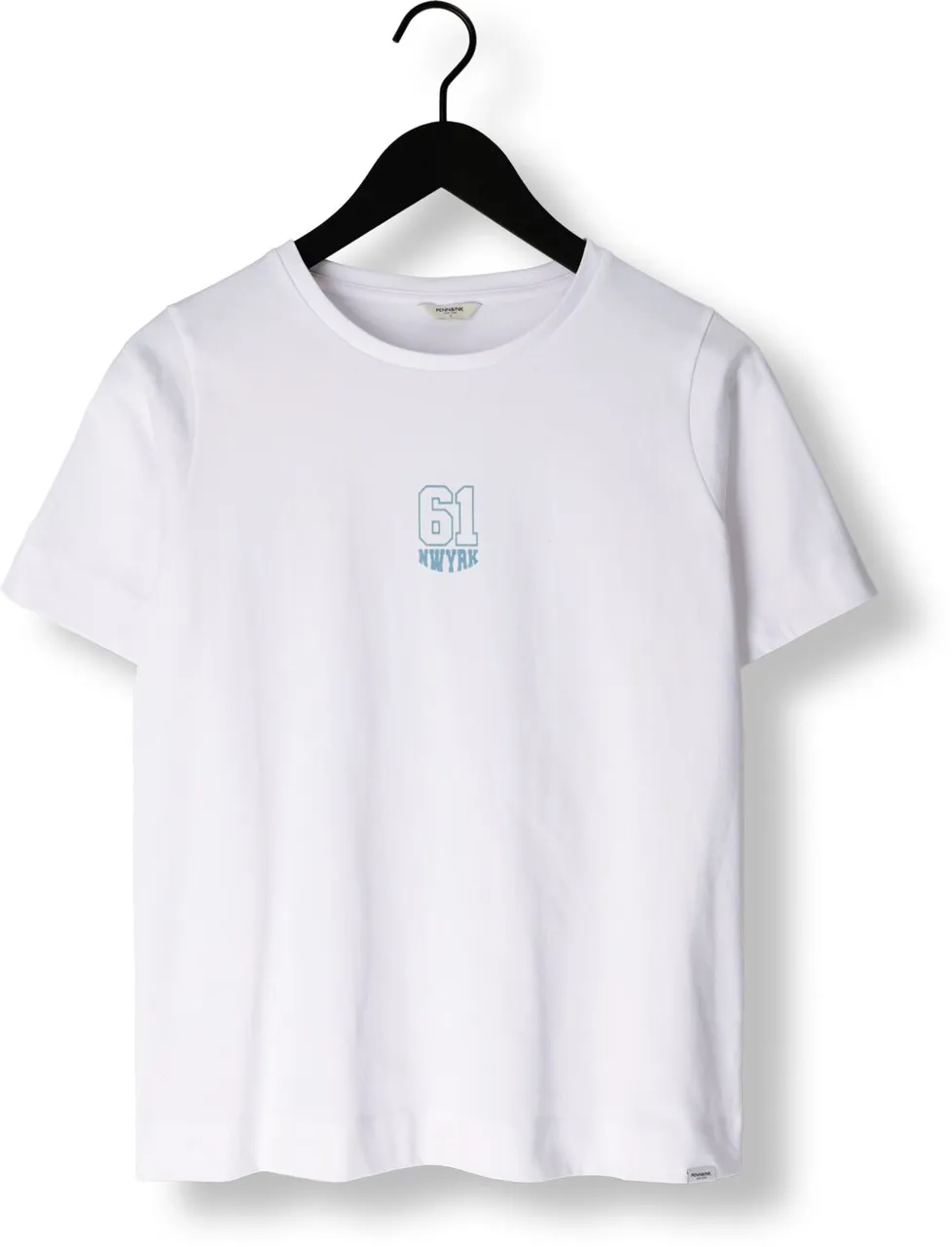 PENN & INK Dames Tops & T-shirts T-shirt Print - Ecru
