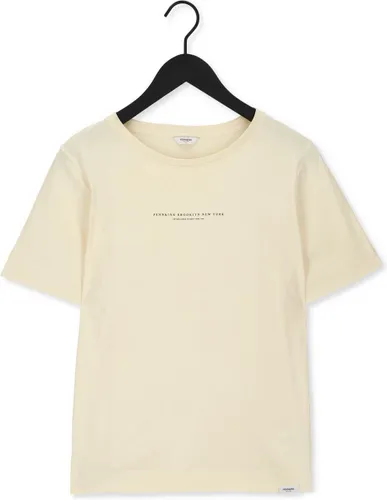 Penn & Ink T-shirt Print Tops & T-shirts Dames - Shirt - Geel