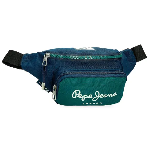 Pepe Jeans Ben Sac banane vert 21 x 11 x 7 cm Polyester by