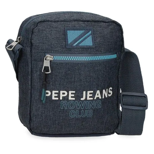 Pepe Jeans Edmon Sac à bandoulière bleu 17 x 21 x 7 cm