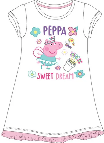 Peppa Pig meisjes nachthemd, wit