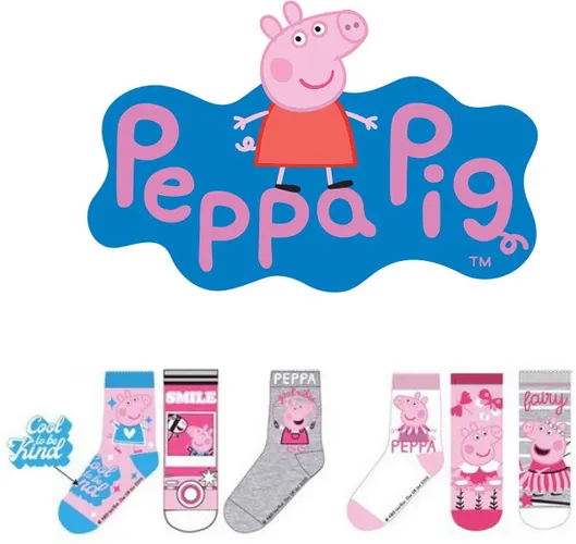 Peppa Pig Sokken | 6 Paar |