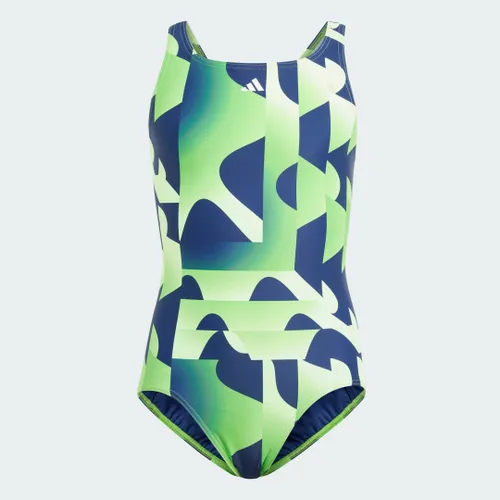 Performance 3-Stripes Graphic Swimsuit Kids